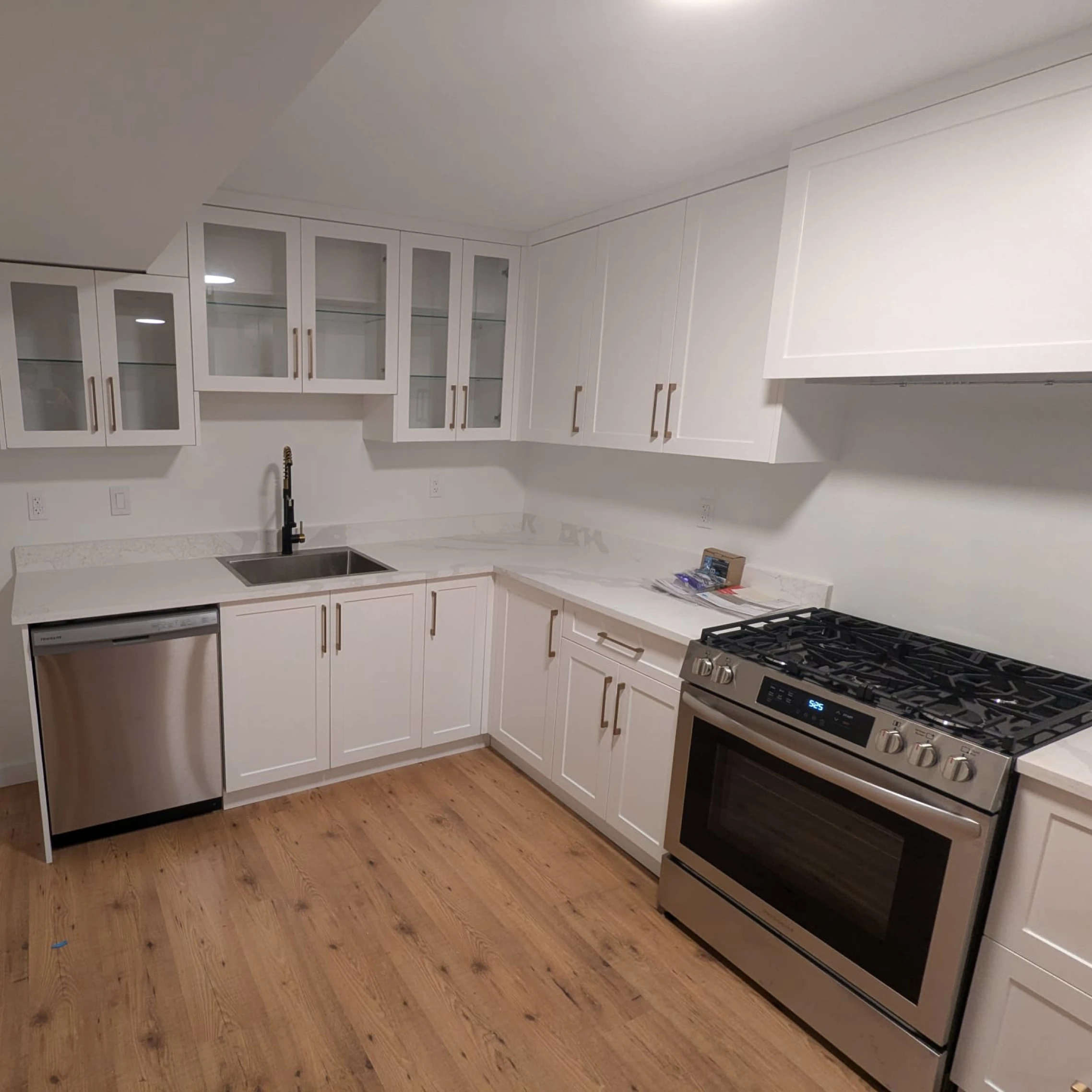 Basement Secondary Suite Renovation — Port Moody (Modern Kitchen)